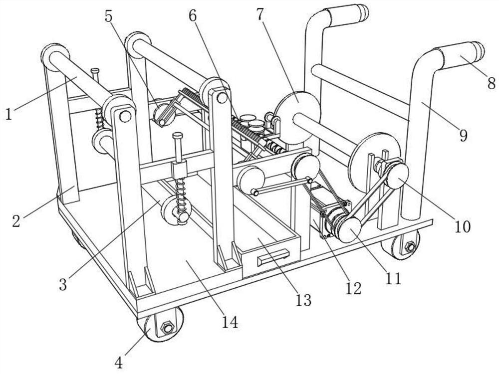 Motor automatic winding equipment capable of self-checking cable