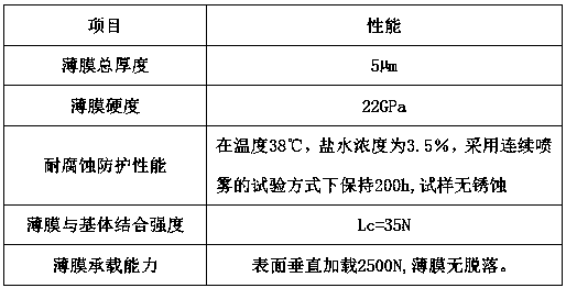 Sintered neodymium iron boron magnet surface functional film and preparation method thereof