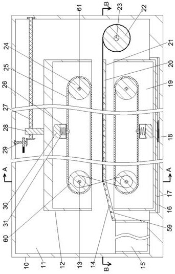 Cutting device for cloth processing