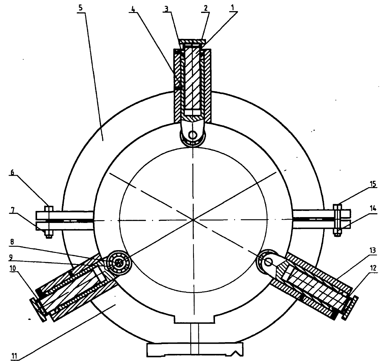 Lathe center frame