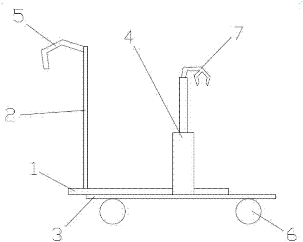 Cart convenient for loading and unloading material box