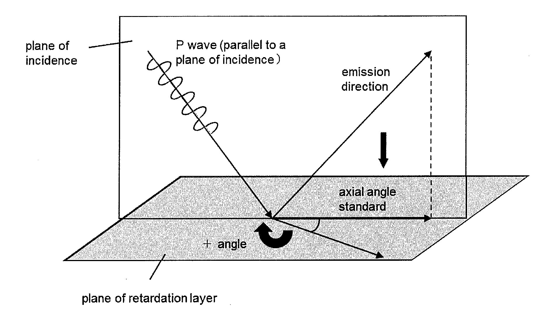 Member for projection image display and projection image display system