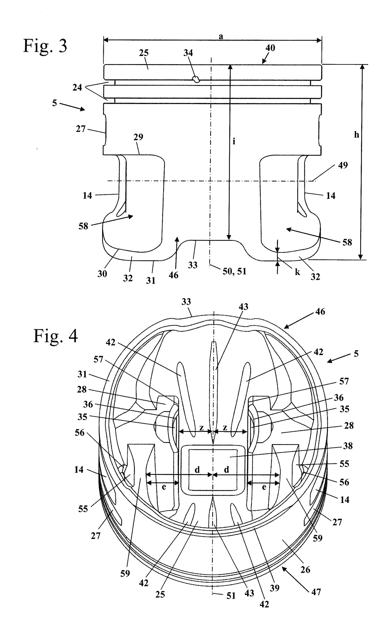 Piston for a two-stroke engine operating with advanced scavenging and a two-stroke engine