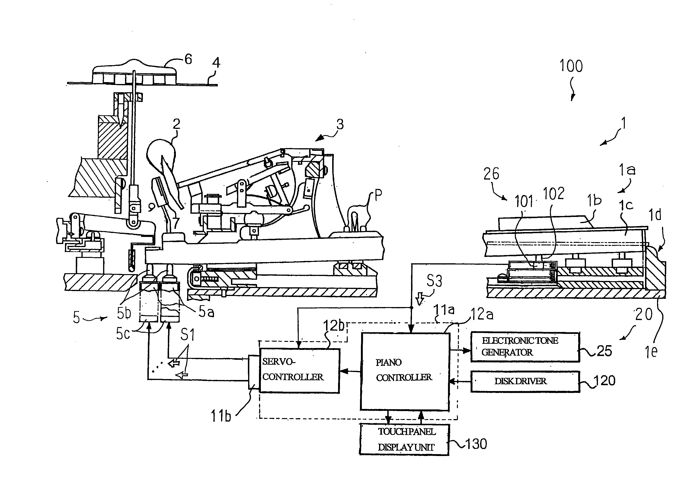 Electronic assistant system for lesson in music and musical instrument equipped with the same