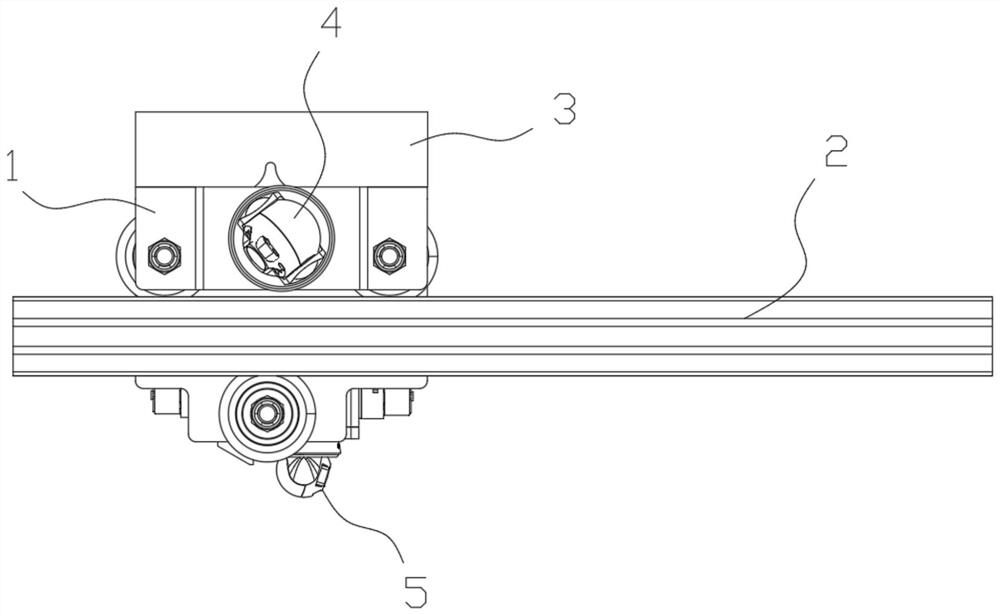 Tunnel inspection robot for acid gas pipeline of natural gas field