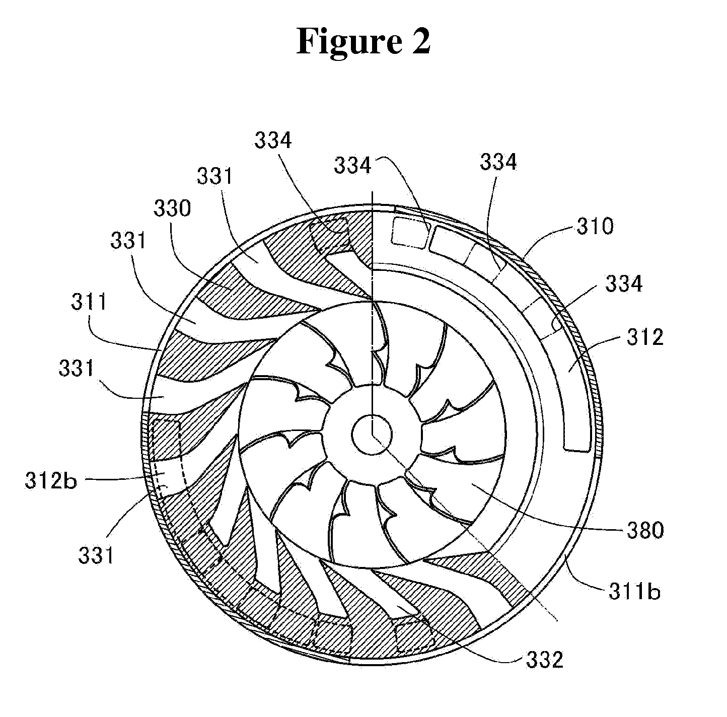 Turbine with variable number of nozzles