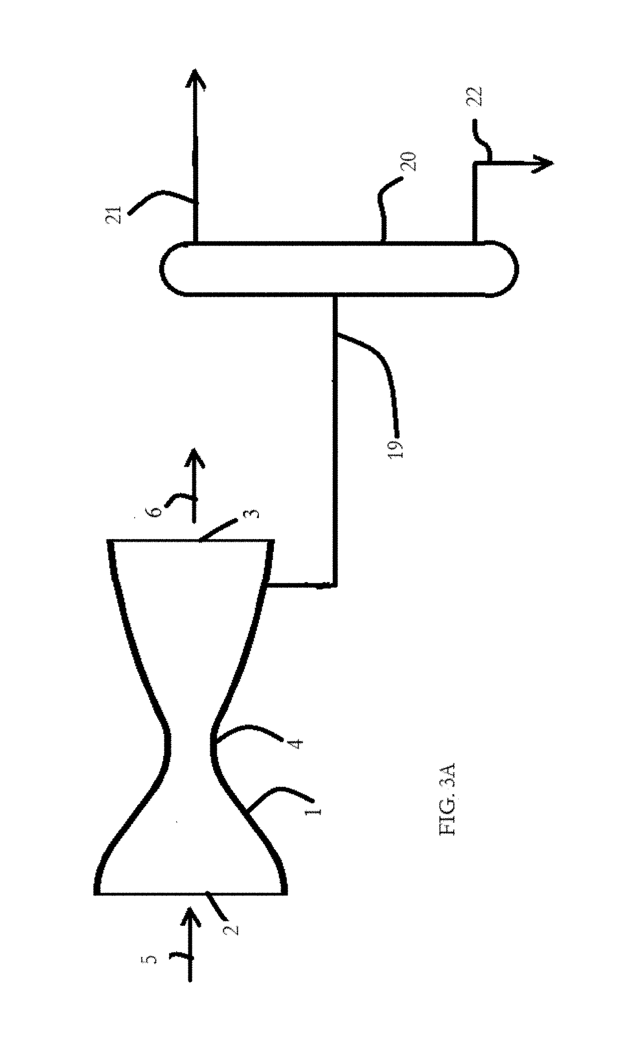 Supersonic separation of hydrocarbons