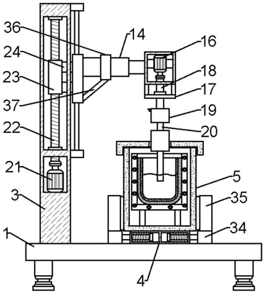 Graphite crucible convenient for semiconductor crystal growth, and use method thereof