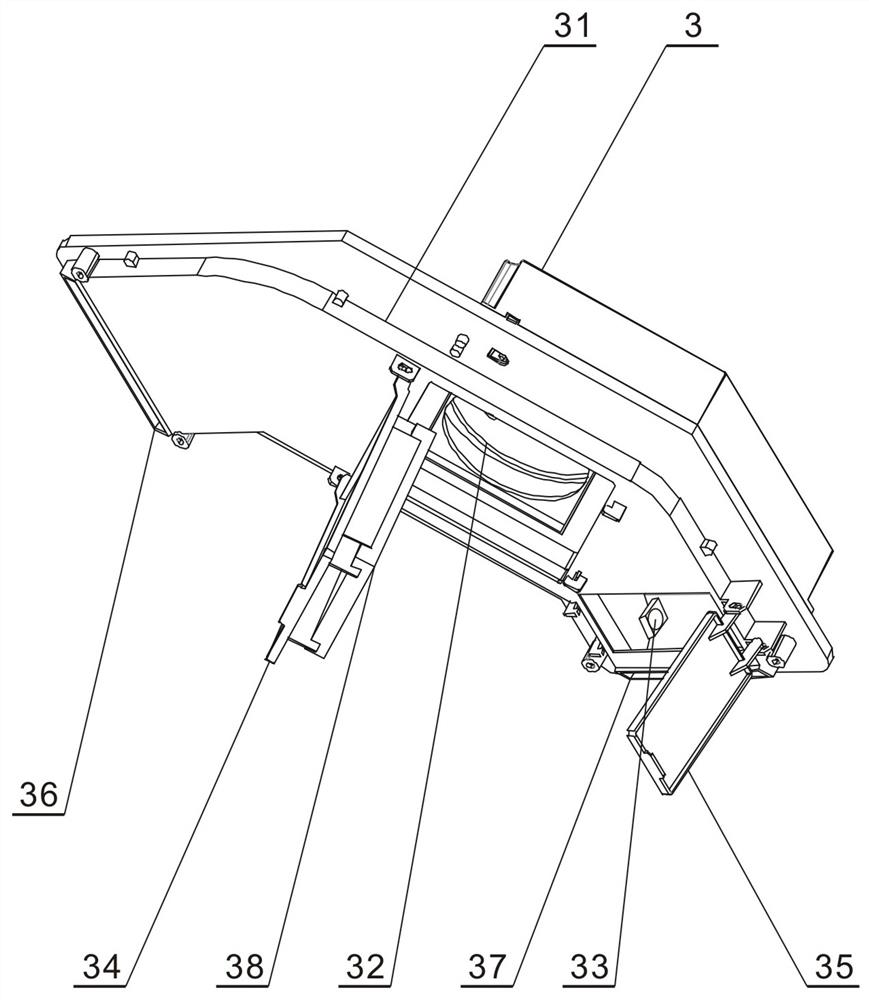 Air purification device with integrated led panel light