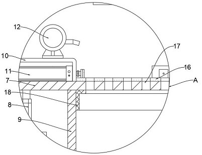 Polishing equipment with chipping cleaning function