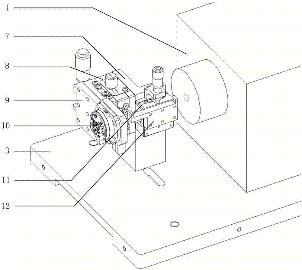 Laser optical fiber adjustment device based on optical fiber coupler and optical fiber collimator