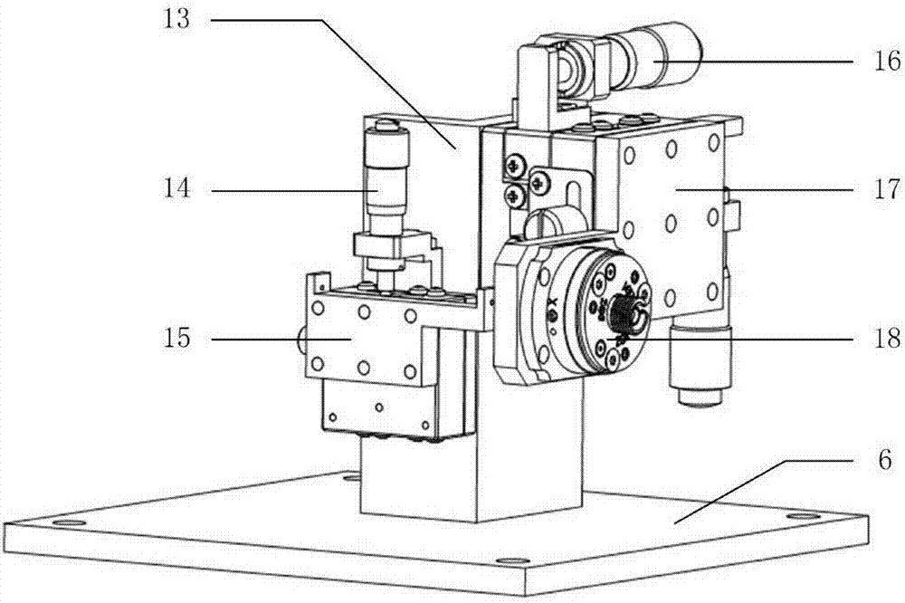 Laser optical fiber adjustment device based on optical fiber coupler and optical fiber collimator