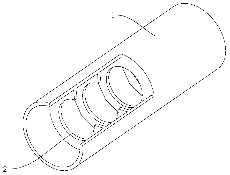 Heat exchange tube of waste heat boiler