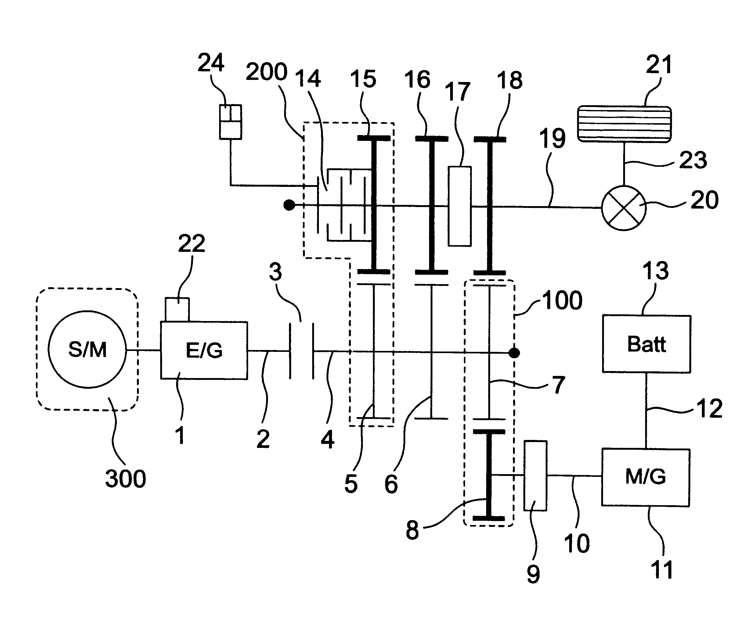 Power transmission apparatus of motor vehicles