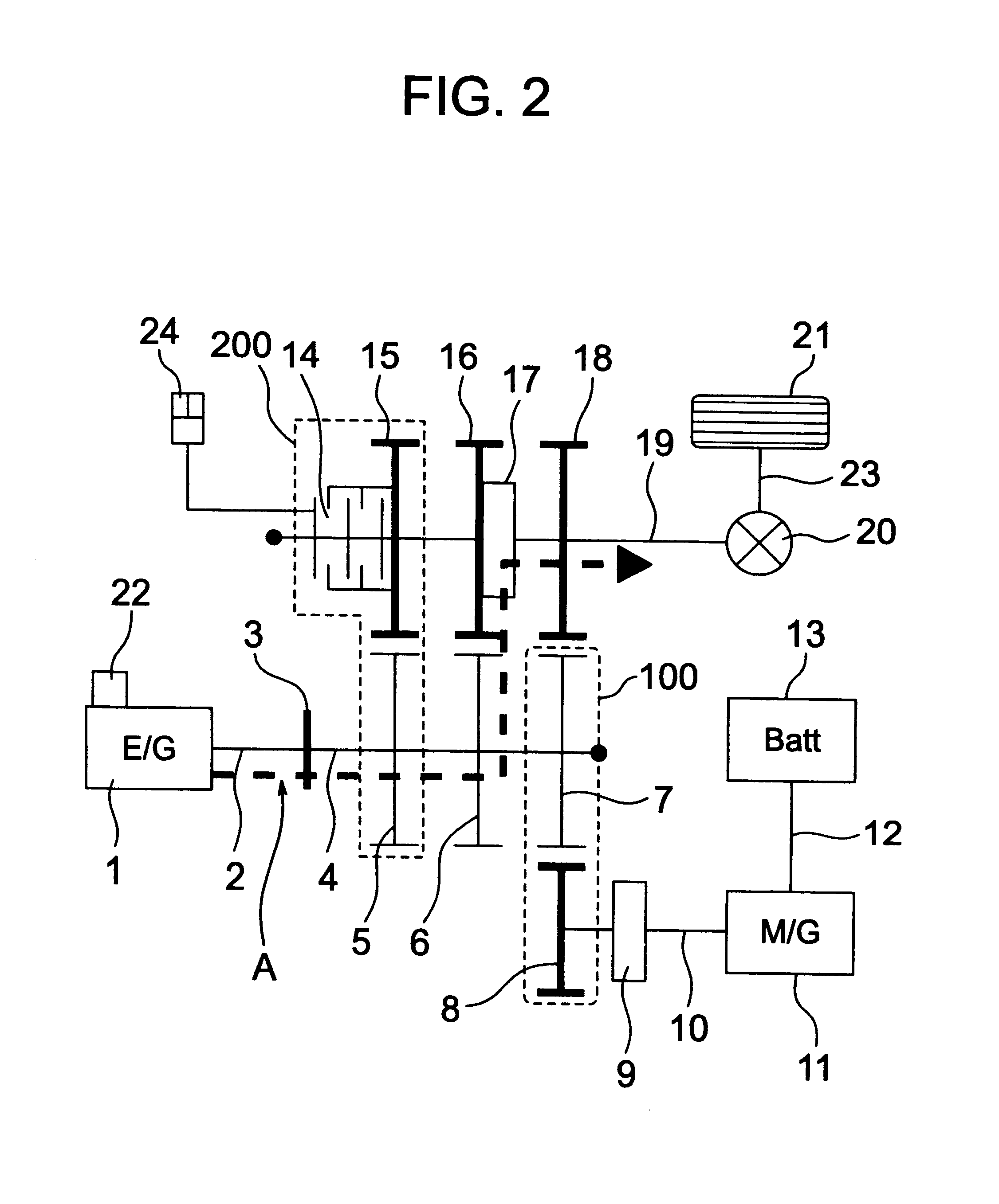 Power transmission apparatus of motor vehicles