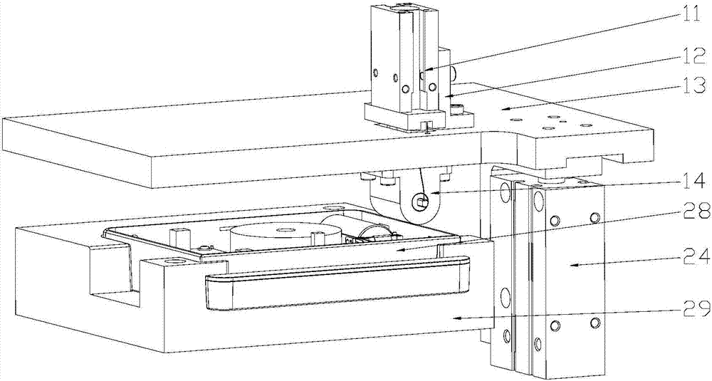 Battery end testing device