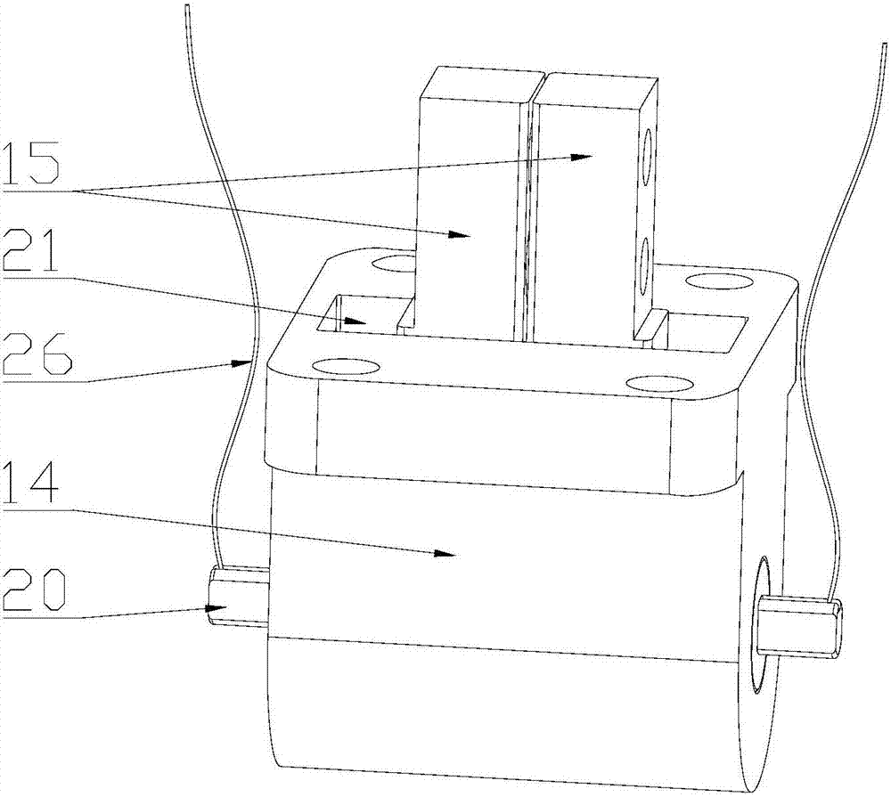 Battery end testing device