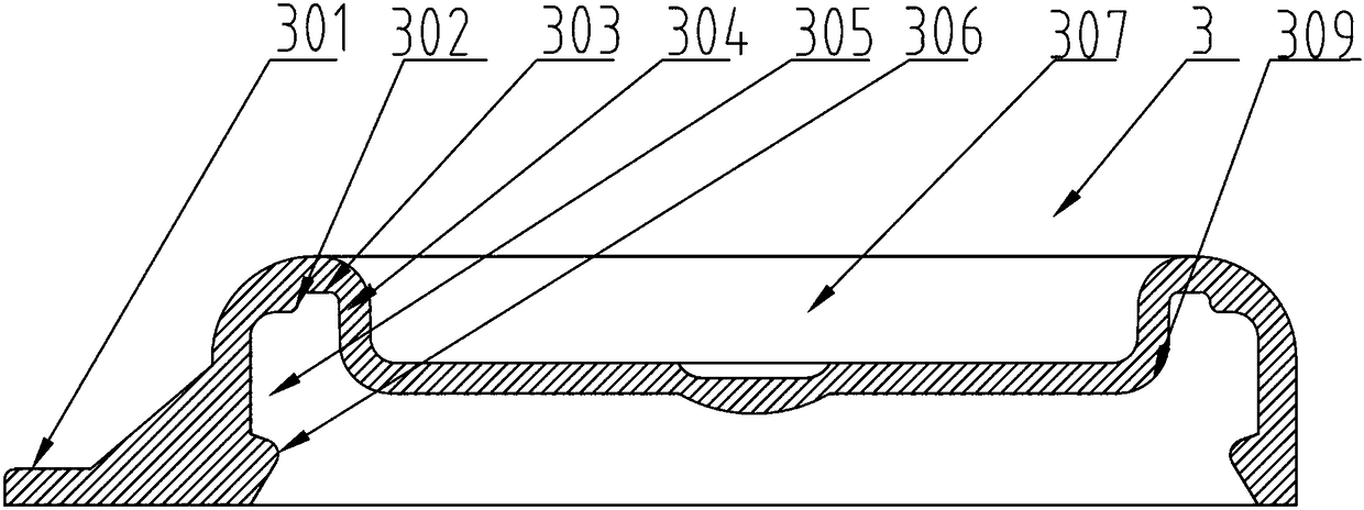 Novel water bottle opening combination with outer double rings and inner tight seal