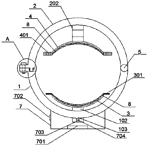 Clamping plate type fixer for orthopedics department