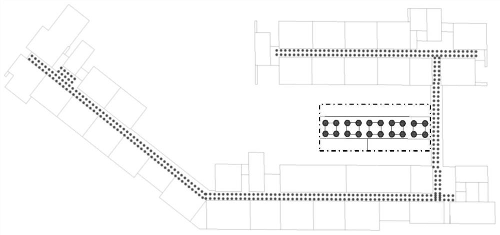 Coarse and fine matching positioning method based on WIFI address and field intensity