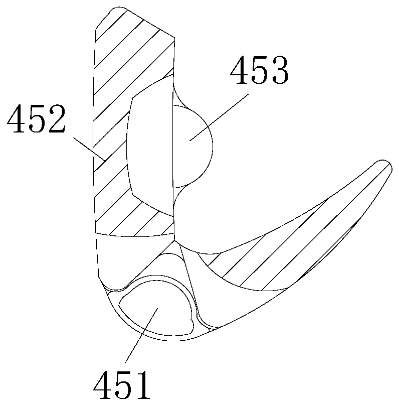 Thick wire fault distance-measuring and anti-wind shaking device