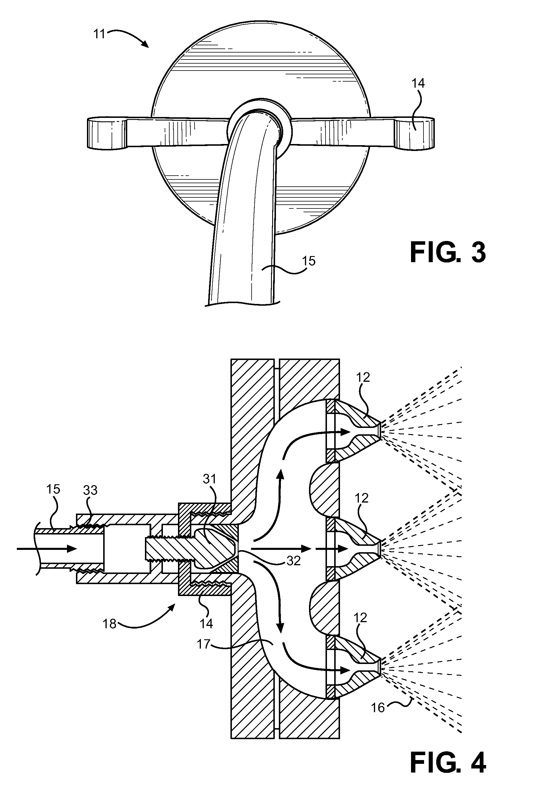 Multi-nozzle misting shower head