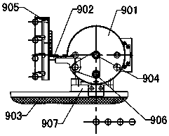 Four-drip multifunctional bottle making machine and small-opening press-and-blow production process implemented by same