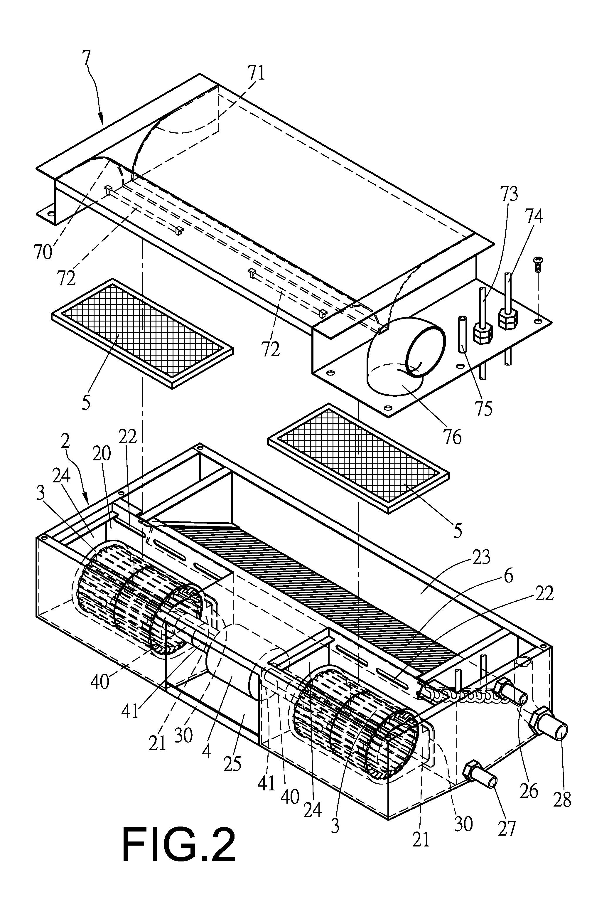 Indoor air conditioner able to carry out washing and cleaning automatically