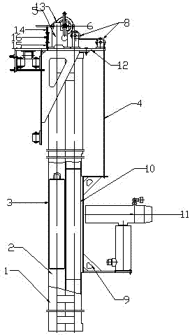 Deep pool visual inspecting device