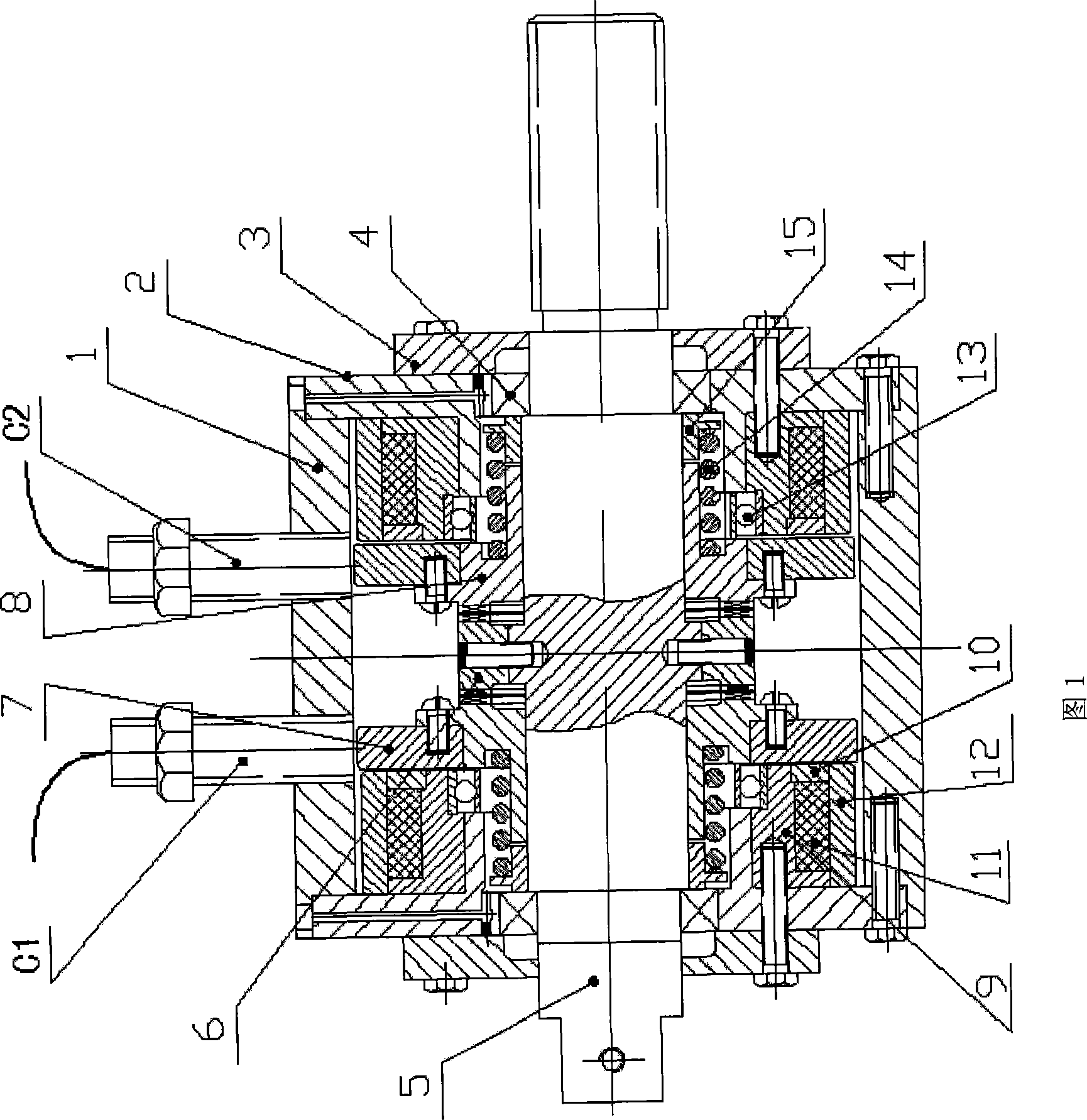 Friction -type full-automatic high speed main shaft on-line dynamic balance system and its control method