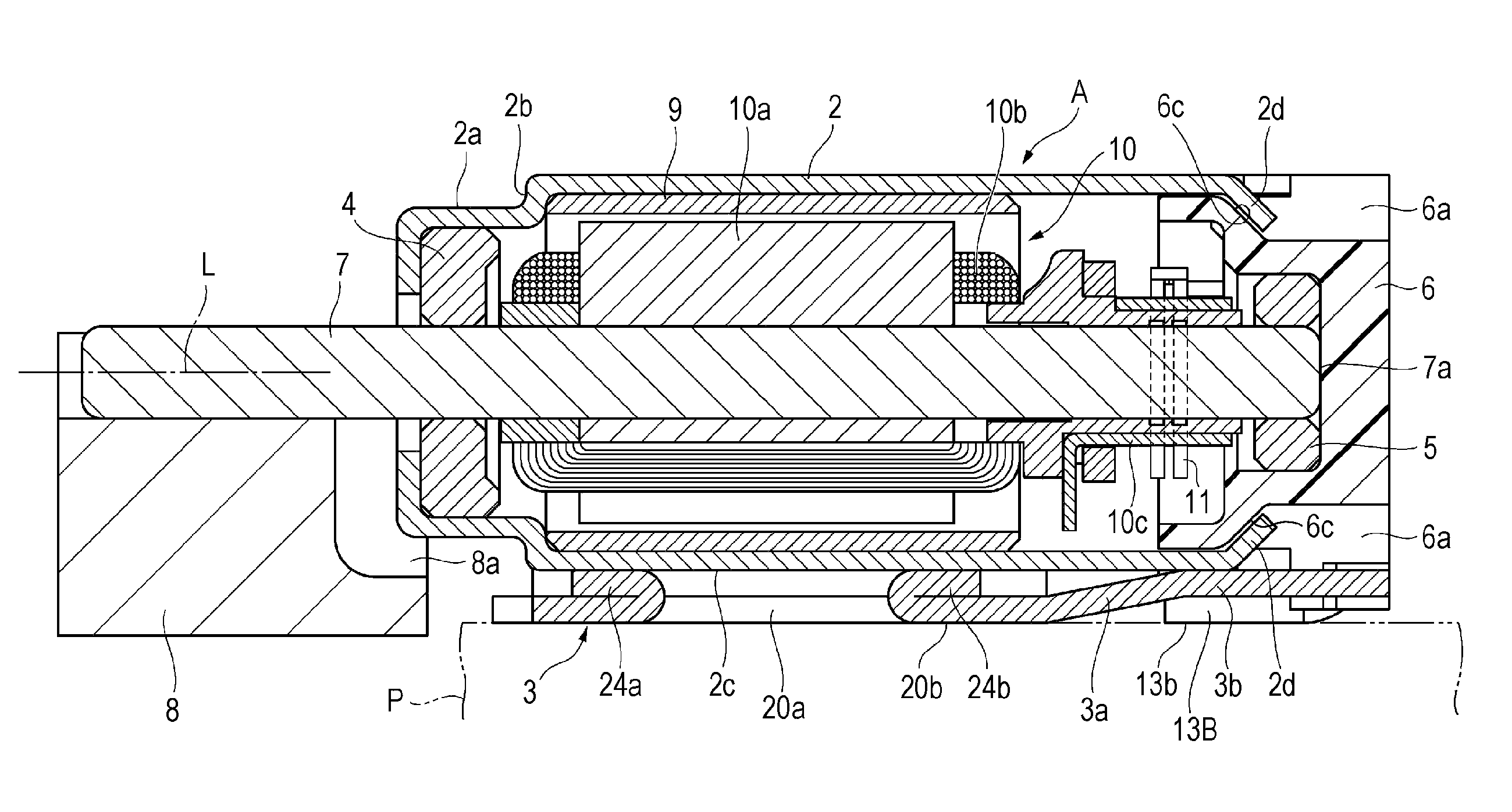 Surface mount motor