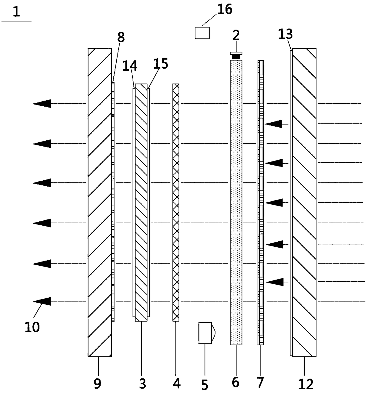 Display device with dynamic adjustment of transparent backlight