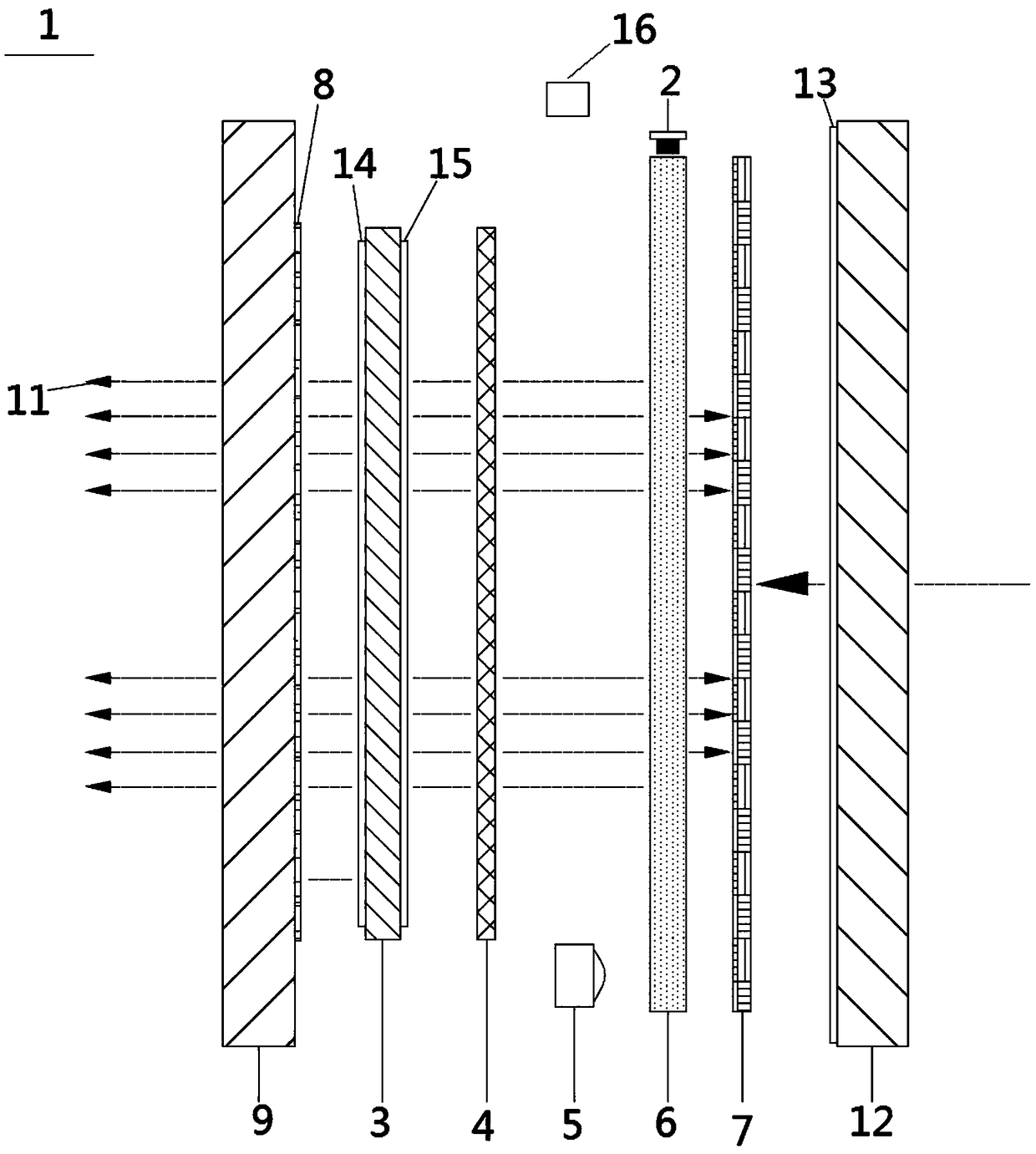 Display device with dynamic adjustment of transparent backlight