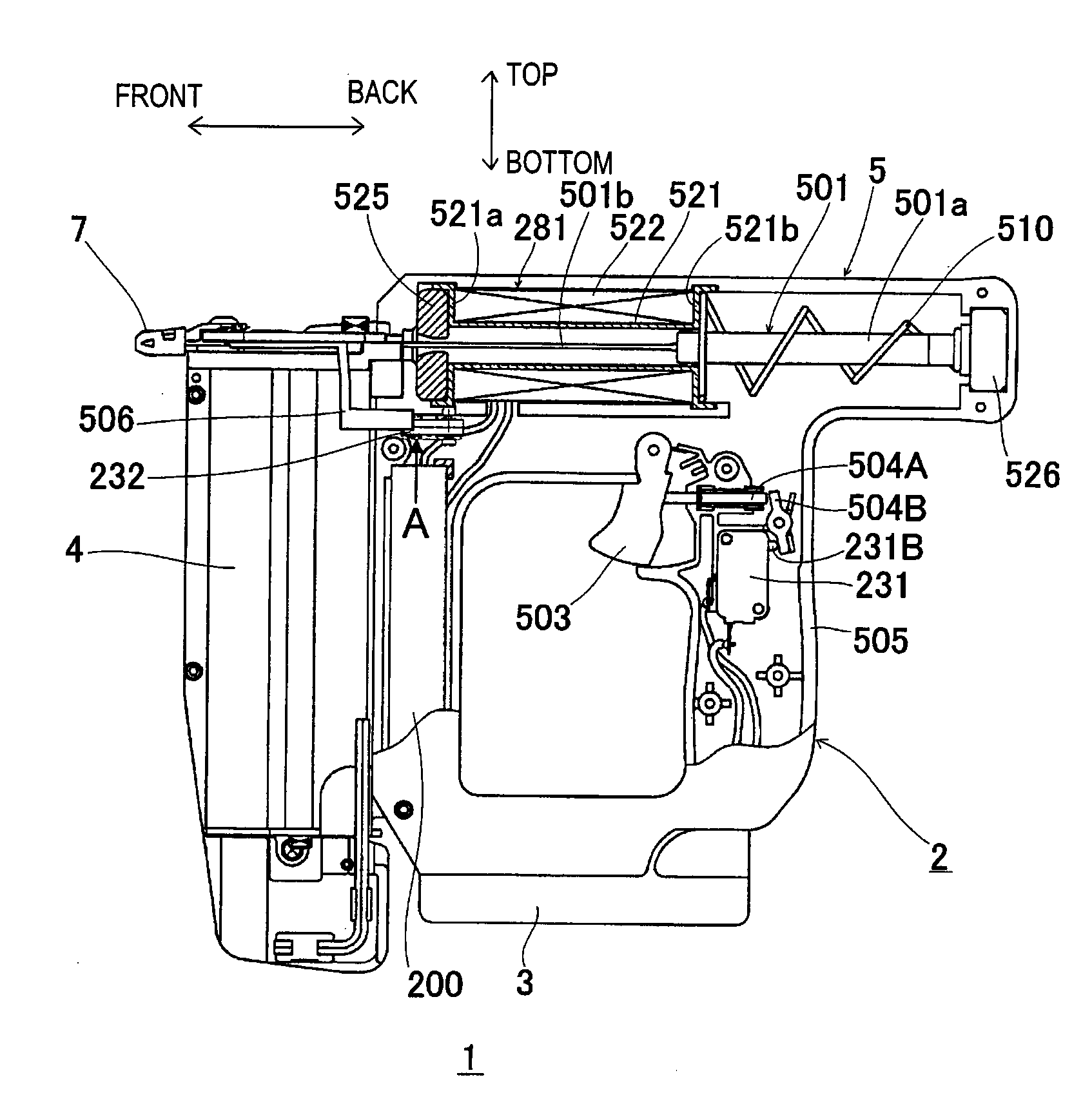 Electric tool and method of driving electric tool