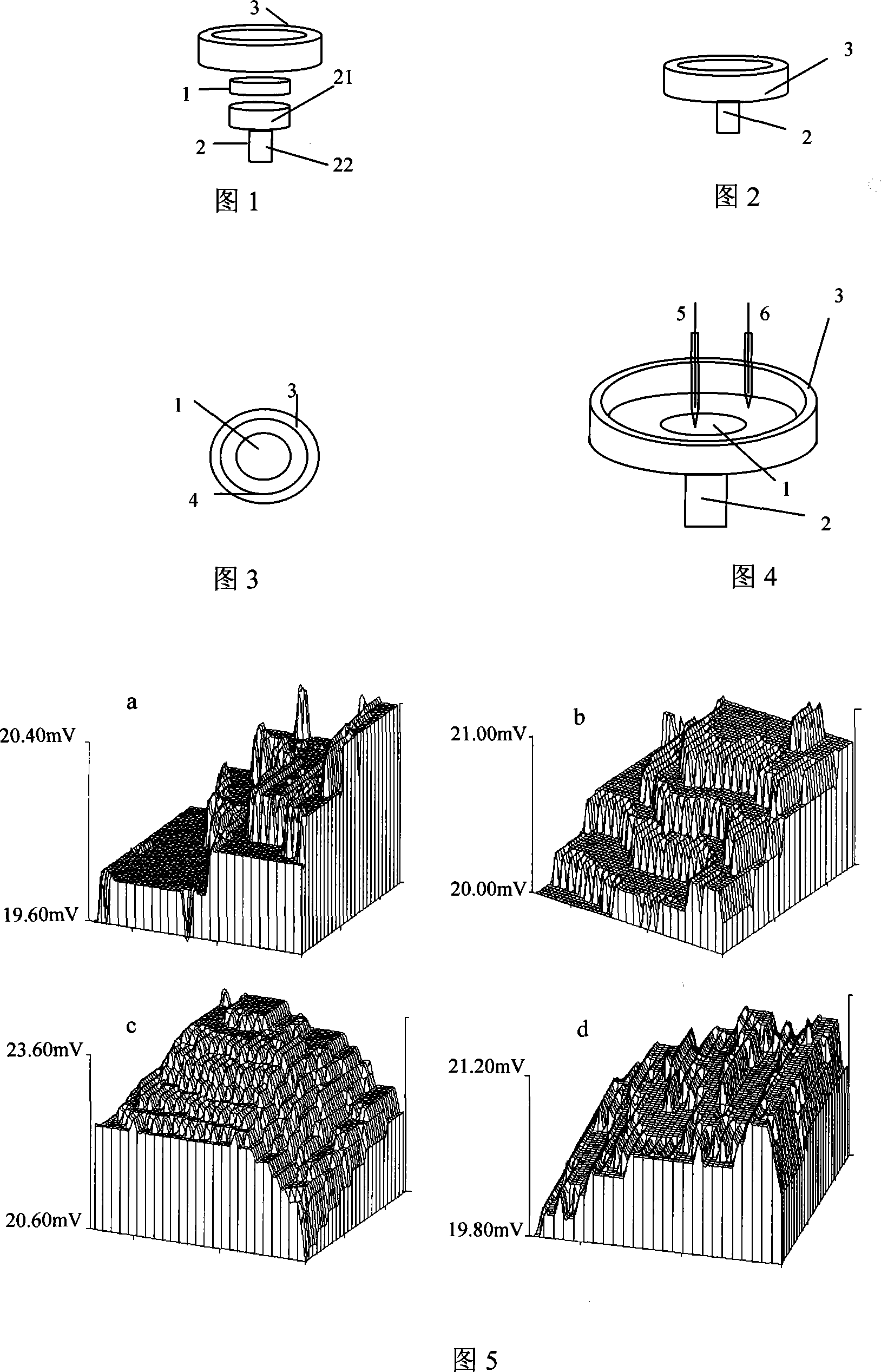 Method for measuring PH critical value of reinforcing steel corrosion