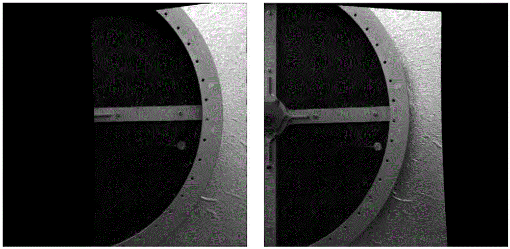 Docking ring circle center extraction method based on close-range short-arc image