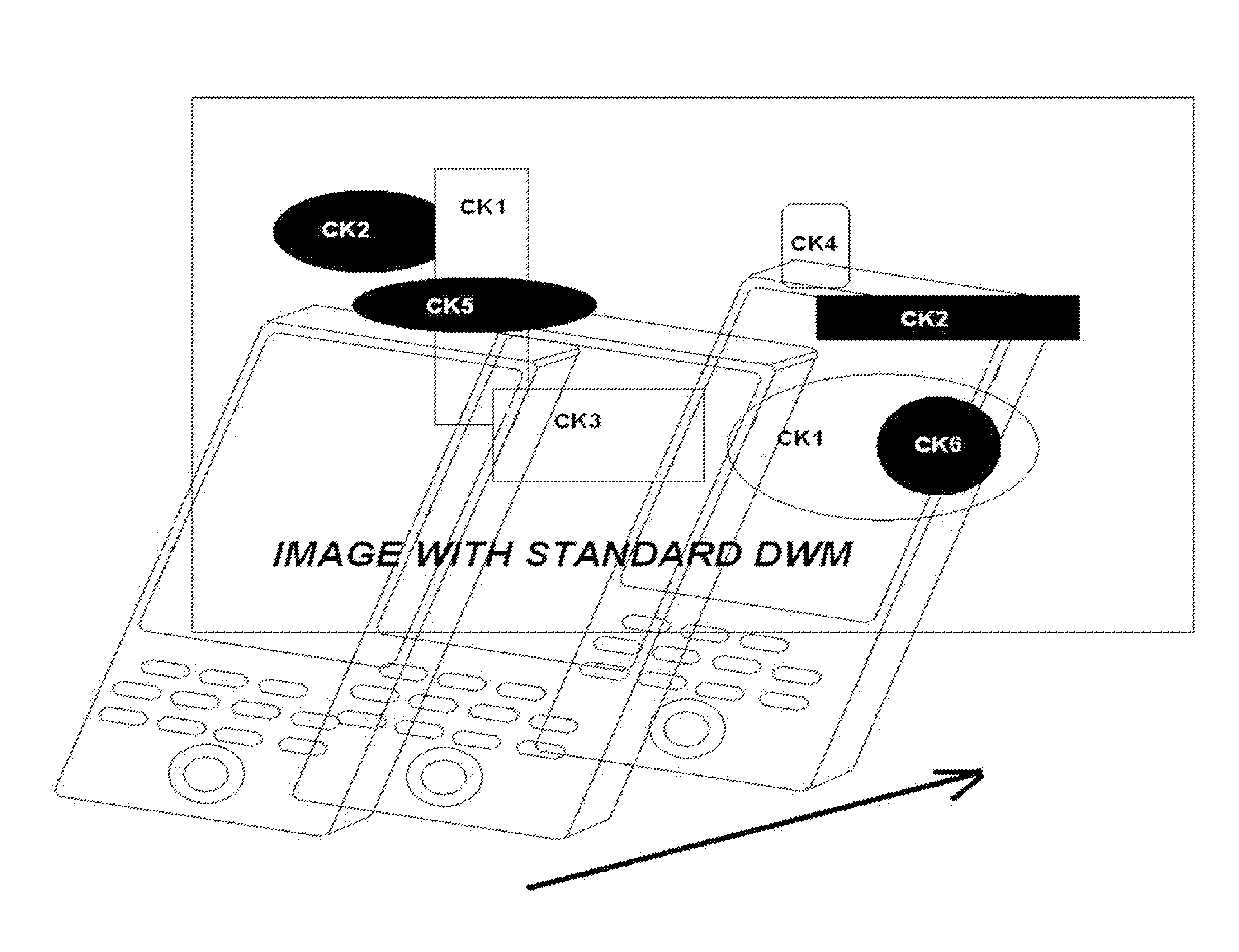 Methods and Arrangements Employing Mixed-Domain Displays