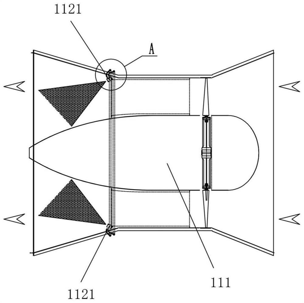 Rail train bogie snow accumulation and icing wind tunnel test system and test method