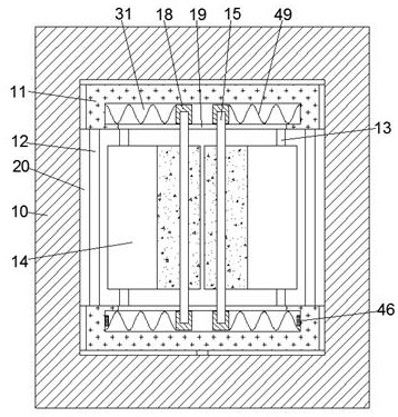 Metal corrugated foil stamping die