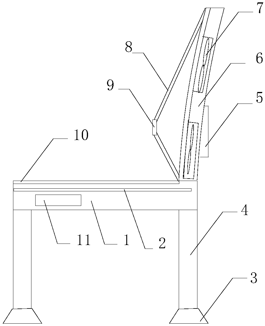 Temperature-regulating student chair