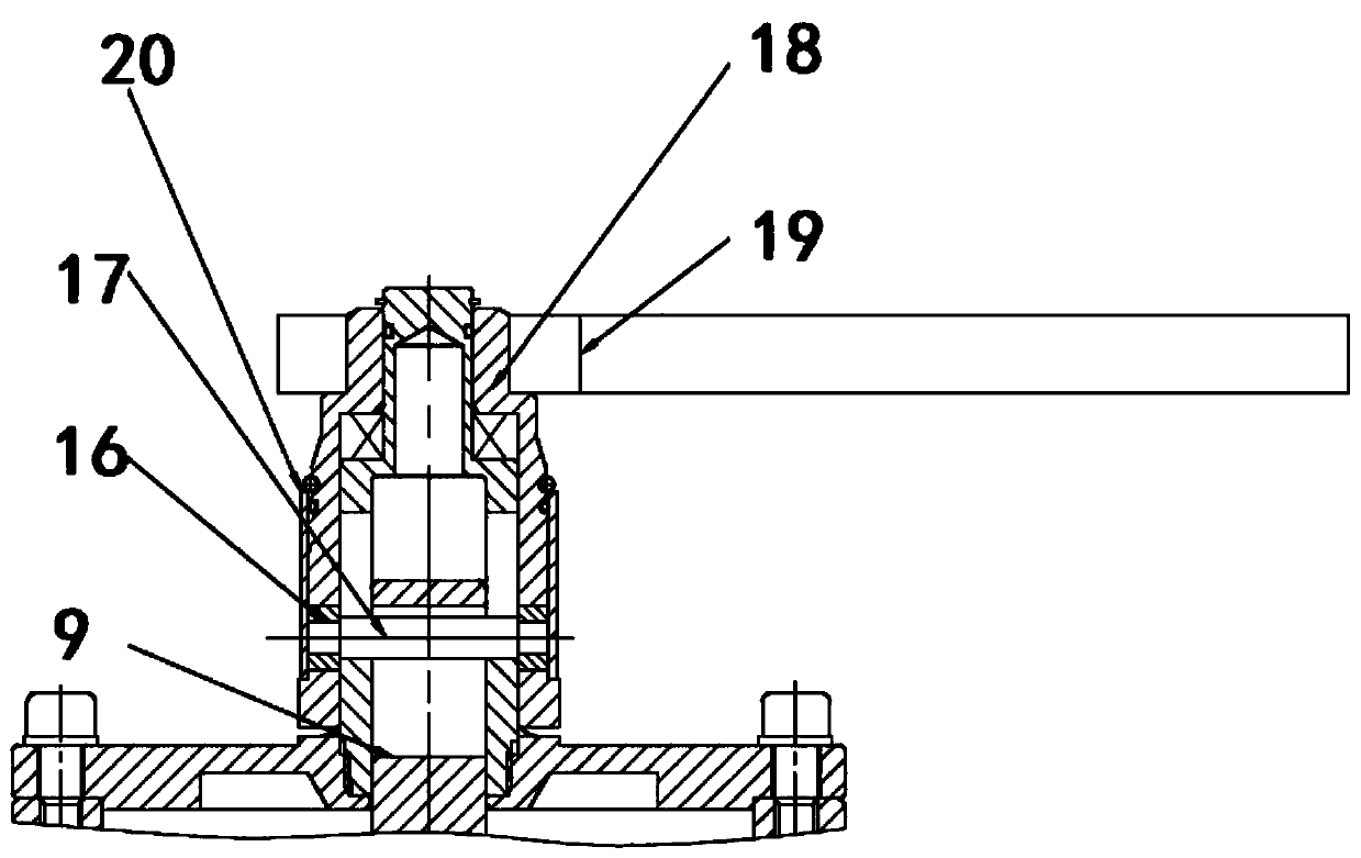 Low-temperature emergency shutoff valve of novel spring air cylinder separation structure