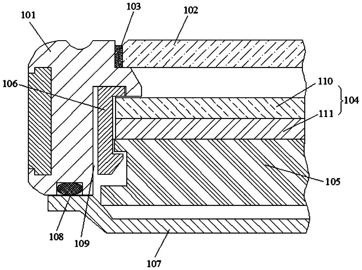 High-strength and corrosion-resistant black titanium clock ornament and production process thereof