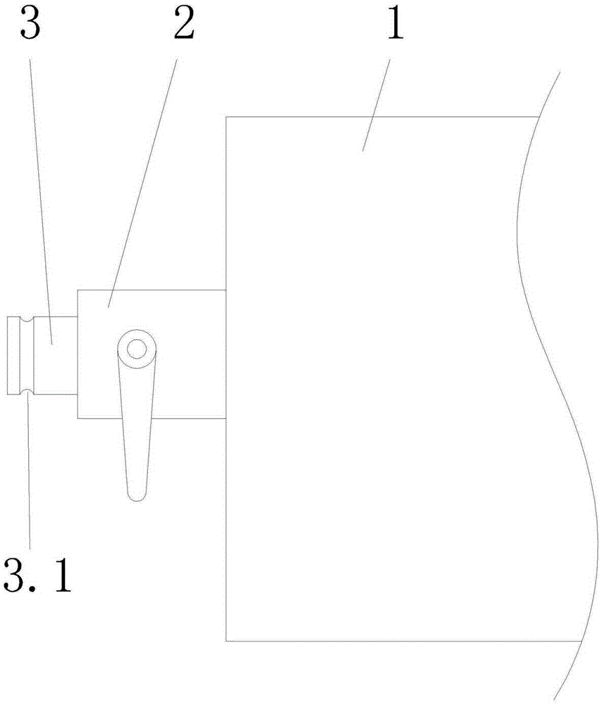 Vacuum feces-collection device leakage detector for railway vehicle, and application of vacuum feces-collection device leakage detector