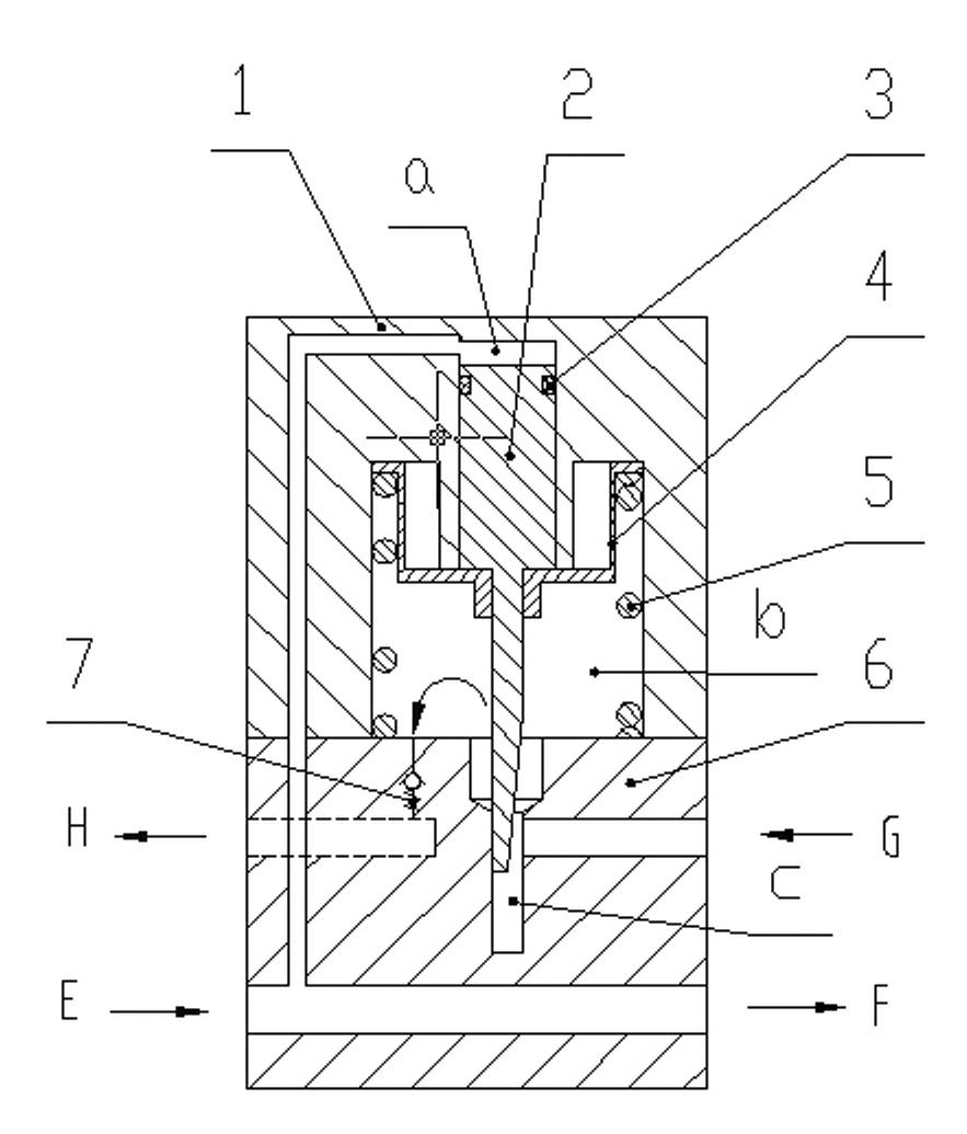 Small-sized fuel adjuster of turbojet engine