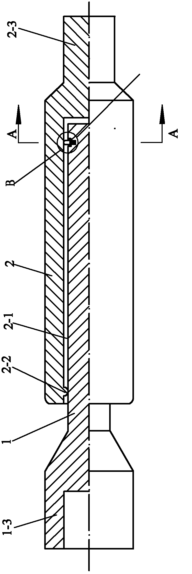 Handle lengthening structure for hand-operated tool