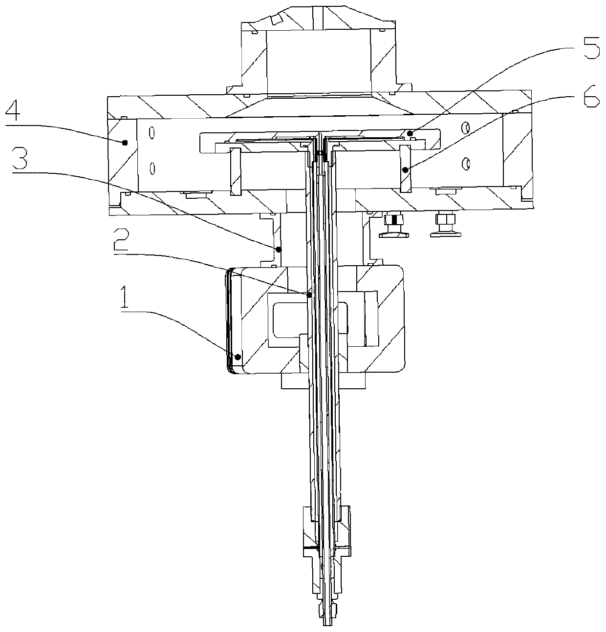 Tensioning device for MPCVD