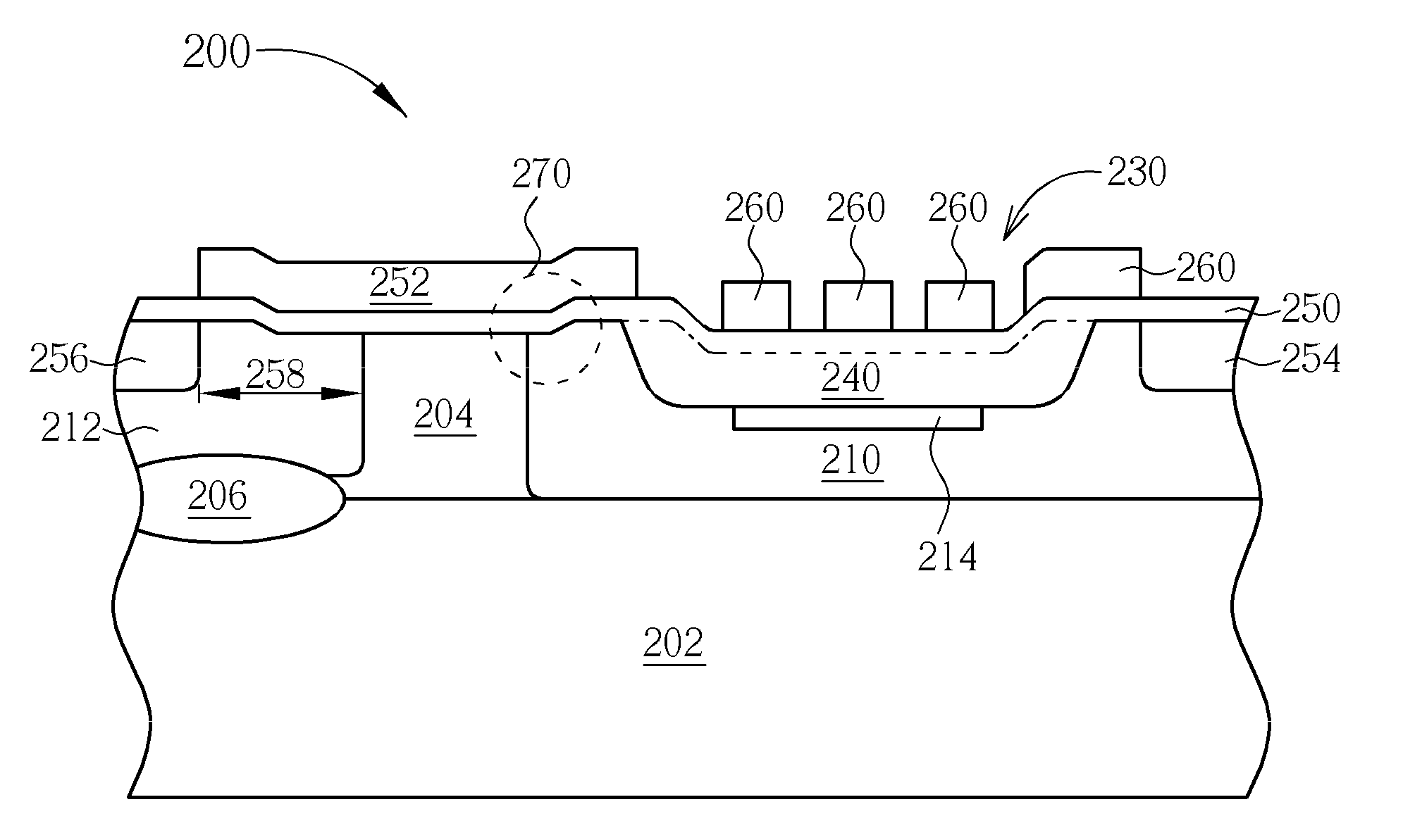 Ultra high voltage mos transistor device