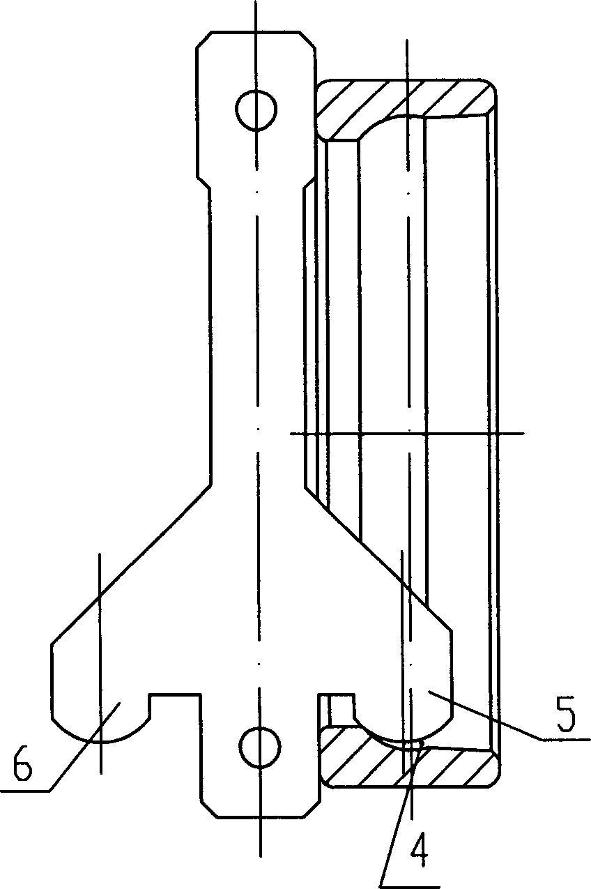 Angular contact ball bearing outer ring groove position instrument measuring method