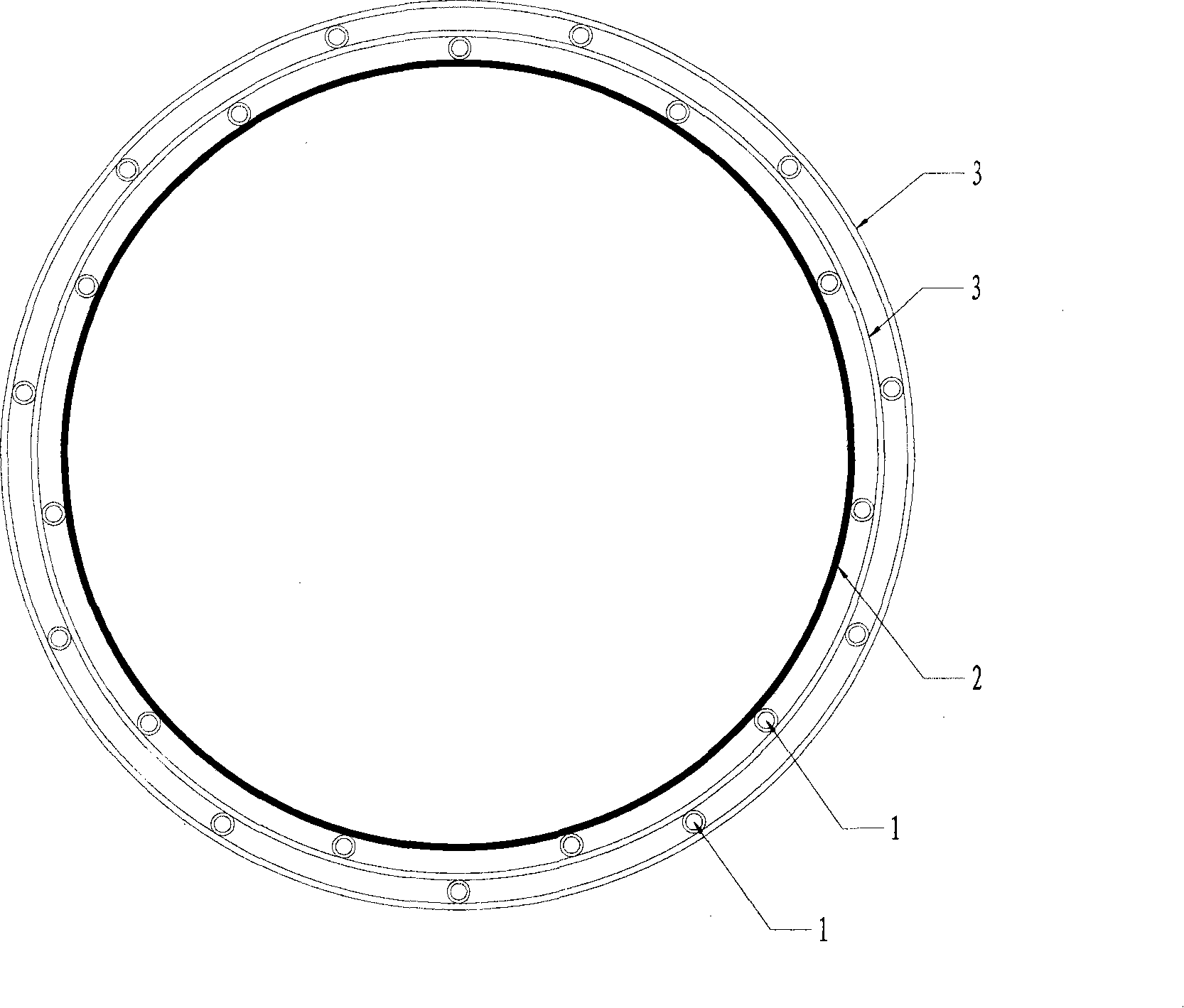 Method for preventing slurry leakage and hole collapse of large-diameter deep-borehole cast-in-situ bored pile by casting curtain method