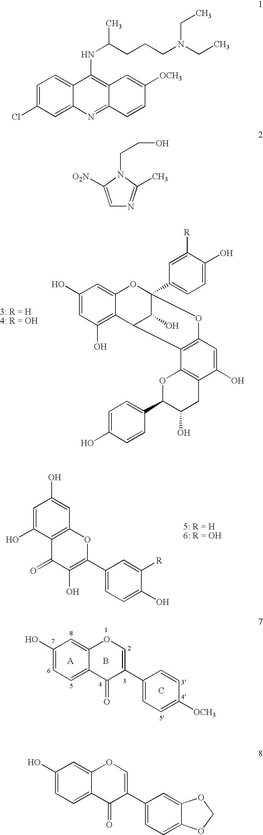 Antigiardial agents and use thereof